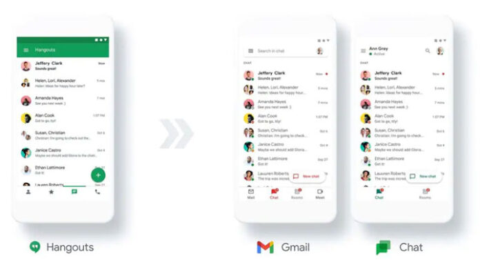 From November 1, Google Hangouts on the Web will be upgraded to Google Chat